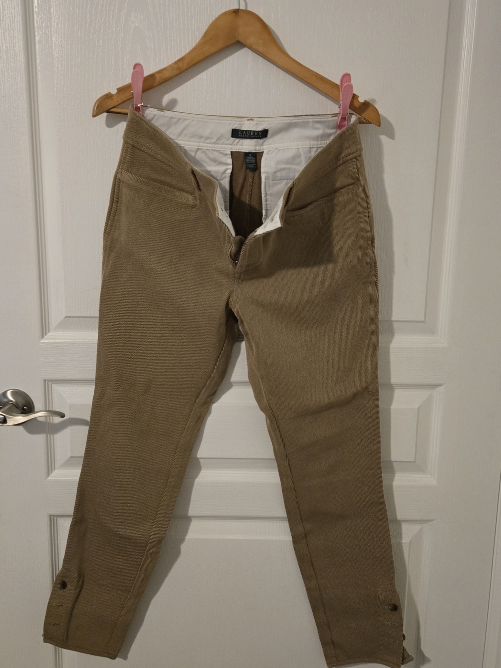 Lauren Ralph Lauren Tan Womens Pants
